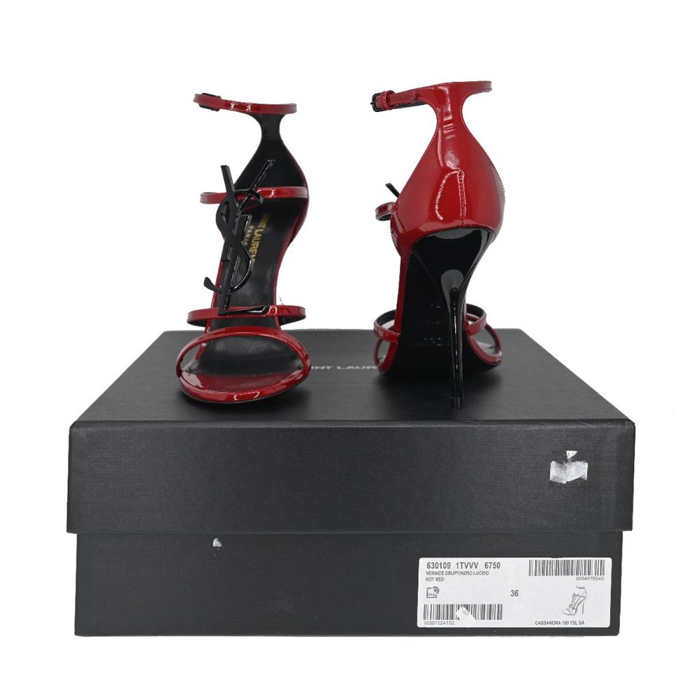 Saint Laurent Cassandra Heeled Sandals - Picture 5 of 8